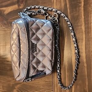 Guess Silver Sling Bag Purse